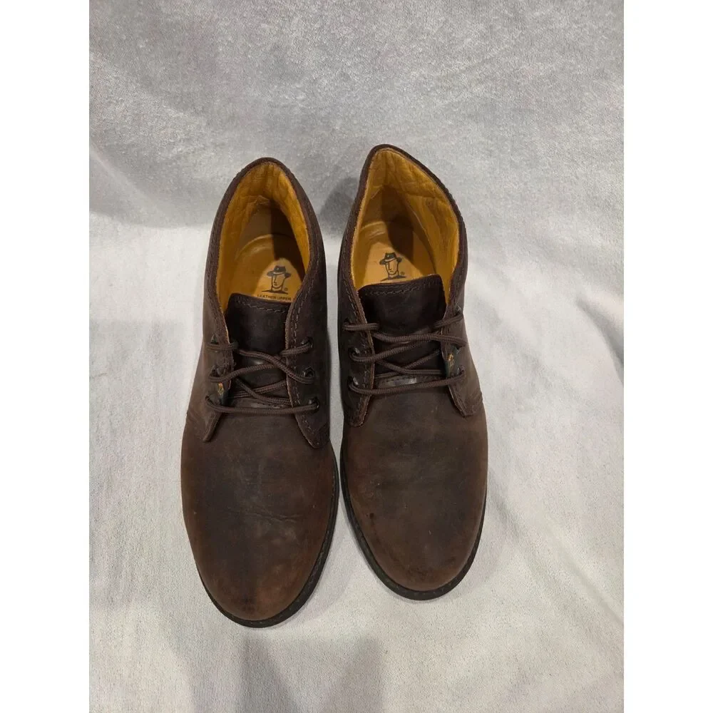 Vintage Havana Joe Brown Leather Chukka Boots Lug Sole Mens 9.5 Panama Jack
